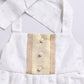 Girl's' White Frock, Shoe And Head Band