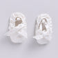 Girl's' White Frock, Shoe And Head Band