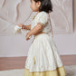 Girl's' White Lehenga Choli