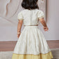 Girl's' White Lehenga Choli