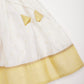 Girl's' White Lehenga Choli