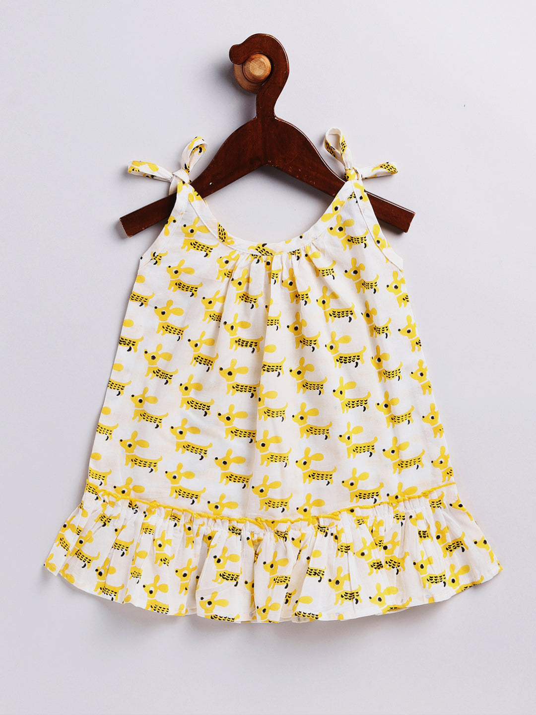 Girl's' Yellow Dress
