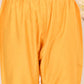 Girl's' Yellow Embellished Kurta Pyjama Set