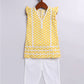 Girl's' Yellow Kurta Set