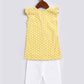Girl's' Yellow Kurta Set