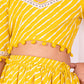 Girl's' Yellow Lehenga Set