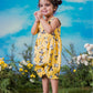 Girl's Yellow Romper