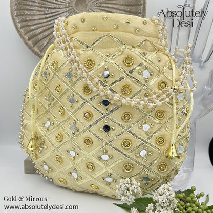 Handmade Mirrored Wedding Potli