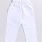 Infant Boy's Pink And White Cotton Kurta Pyjama Set