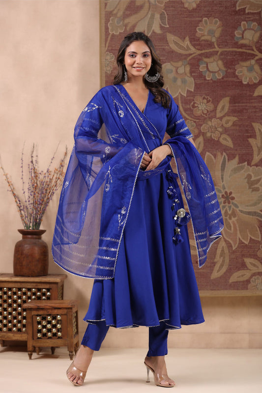 Jashn Hand-block Printed Suit Set