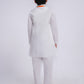 Boy's' White Pure Cotton Kurta, Pyjama & Dupatta Set