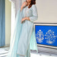 Lavanya The Label Ethnic Motifs Embroidered Pure Silk Kurta With Trousers & Dupatta