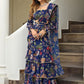Floral Printed Gotta Patti Ready To Wear Saree