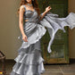 Lavanya The Label Grey Organza Saree