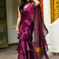 Lavanya The Label Magenta Organza Saree