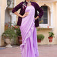 Lavanya The Label Ruffled Saree With Embroidered Jacket