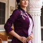 Lavanya The Label Ruffled Saree With Embroidered Jacket