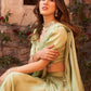 Silk Blend Ruffle Saree