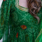 Women Green Ethnic Motifs Printed Kurta with Sharara & With Dupatta