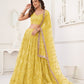 Butterfly Yellow Lehenga Choli