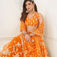 Butterfly Orange Lehenga Choli