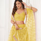 Butterfly Yellow Lehenga Choli