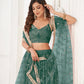 Butterfly Dark Green Lehenga Choli