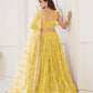 Butterfly Yellow Lehenga Choli