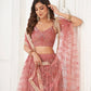 Butterfly Peach Lehenga Choli