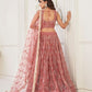 Butterfly Peach Lehenga Choli