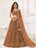Butterfly Brown Lehenga Choli