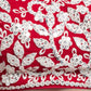 Awesome Red Thread Embroidered Georgette Wedding Lehenga Choli