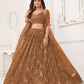 Butterfly Brown Lehenga Choli