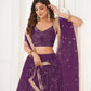 Butterfly Purple Lehenga Choli