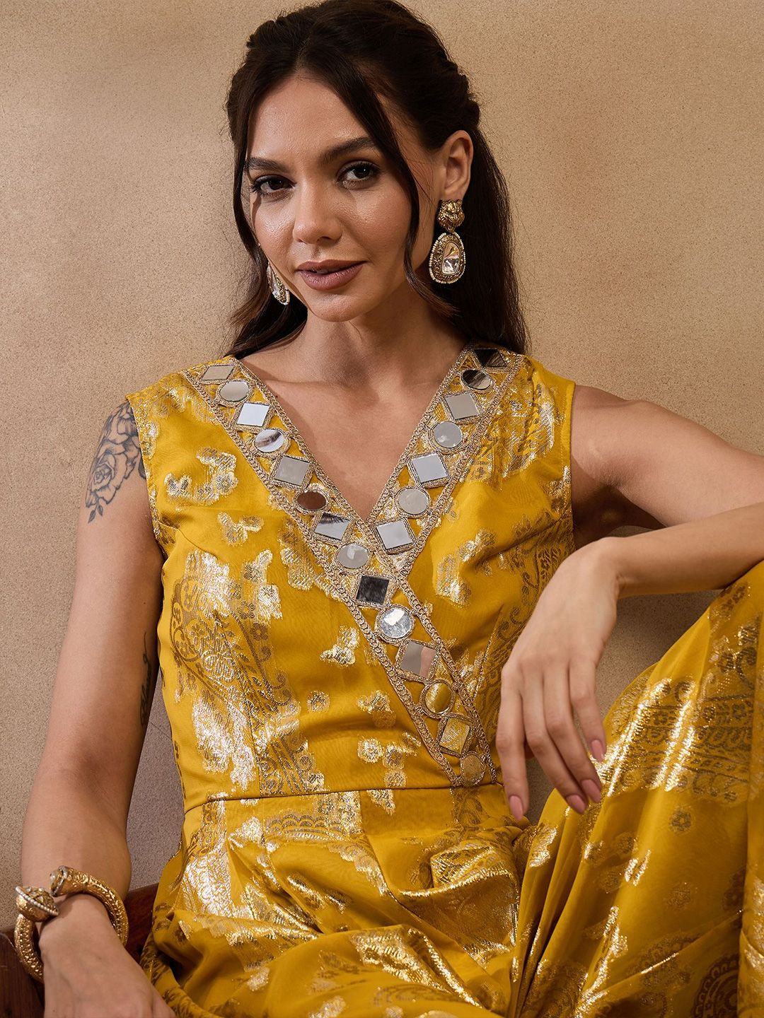 Mirror Work Fusion Jumpsuit
