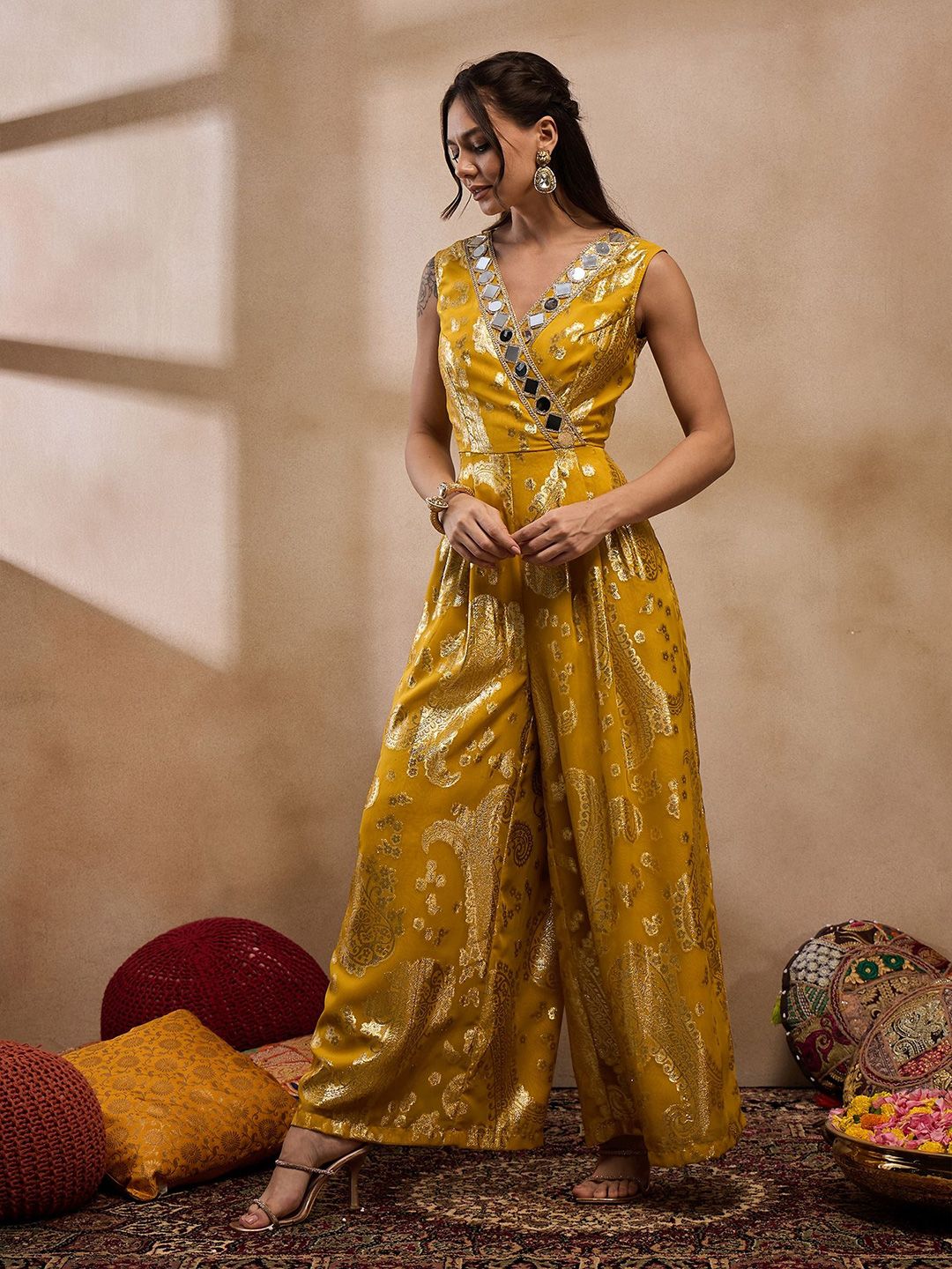 Mirror Work Fusion Jumpsuit