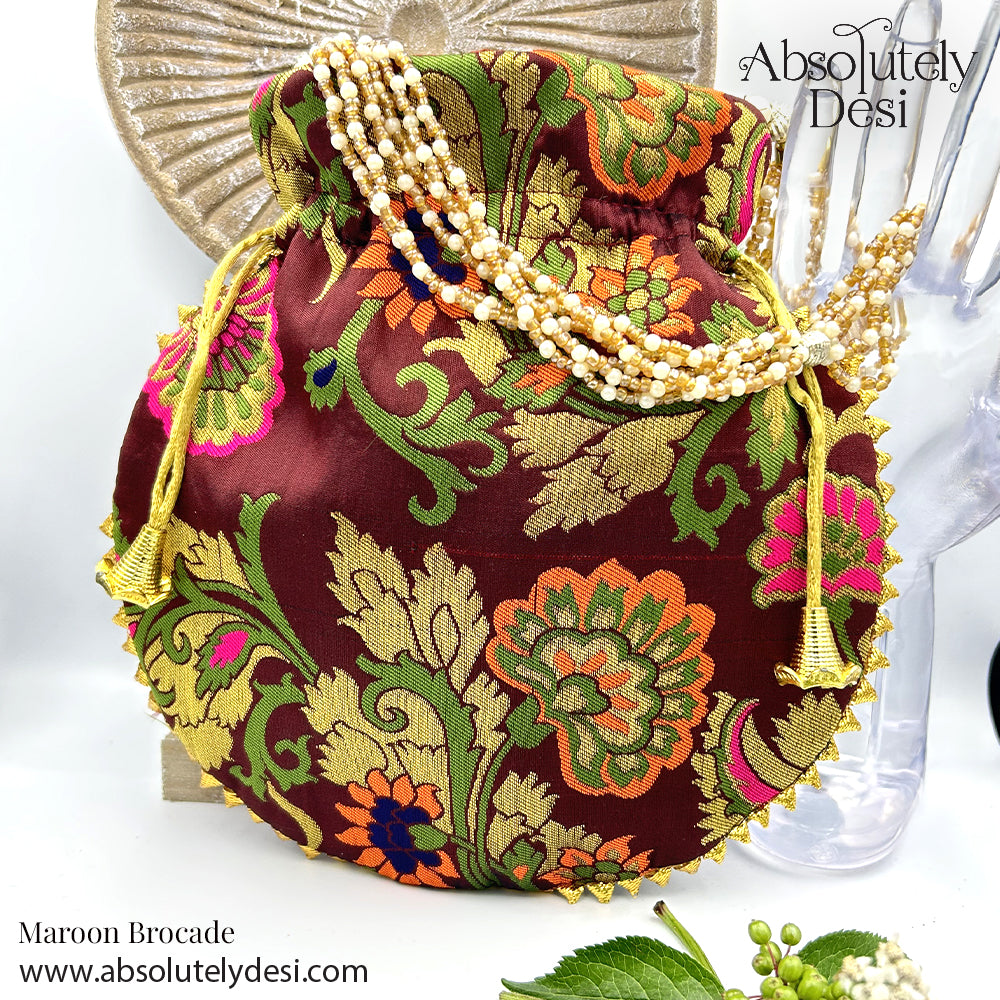 Handmade Brocade Wedding Potli