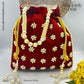Handmade Pearl Wedding Potli