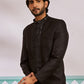 Men's Black Jute Jodhpuri