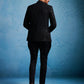 Men's Black Schiffli Jodhpuri Pant Set
