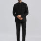 Men's Black Silk Blend Jodhpuri Pyjama Set