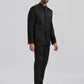 Men's Black Silk Blend Jodhpuri Pyjama Set