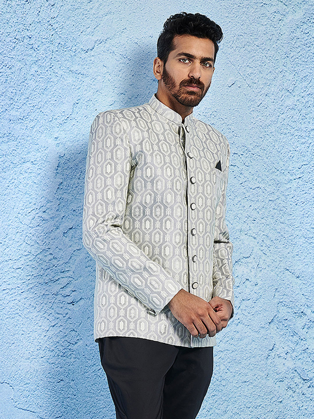 Men's Grey - Jodhpuri