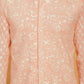 Men's Peach Cotton Nehru Jacket