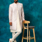 Men's Purple Imported Jacquard Indo With Kurta Pyjama Set
