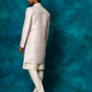 Men's Purple Imported Jacquard Indo With Kurta Pyjama Set