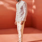 Men's Purple Silk Blend Jodhpuri Pyjama Set