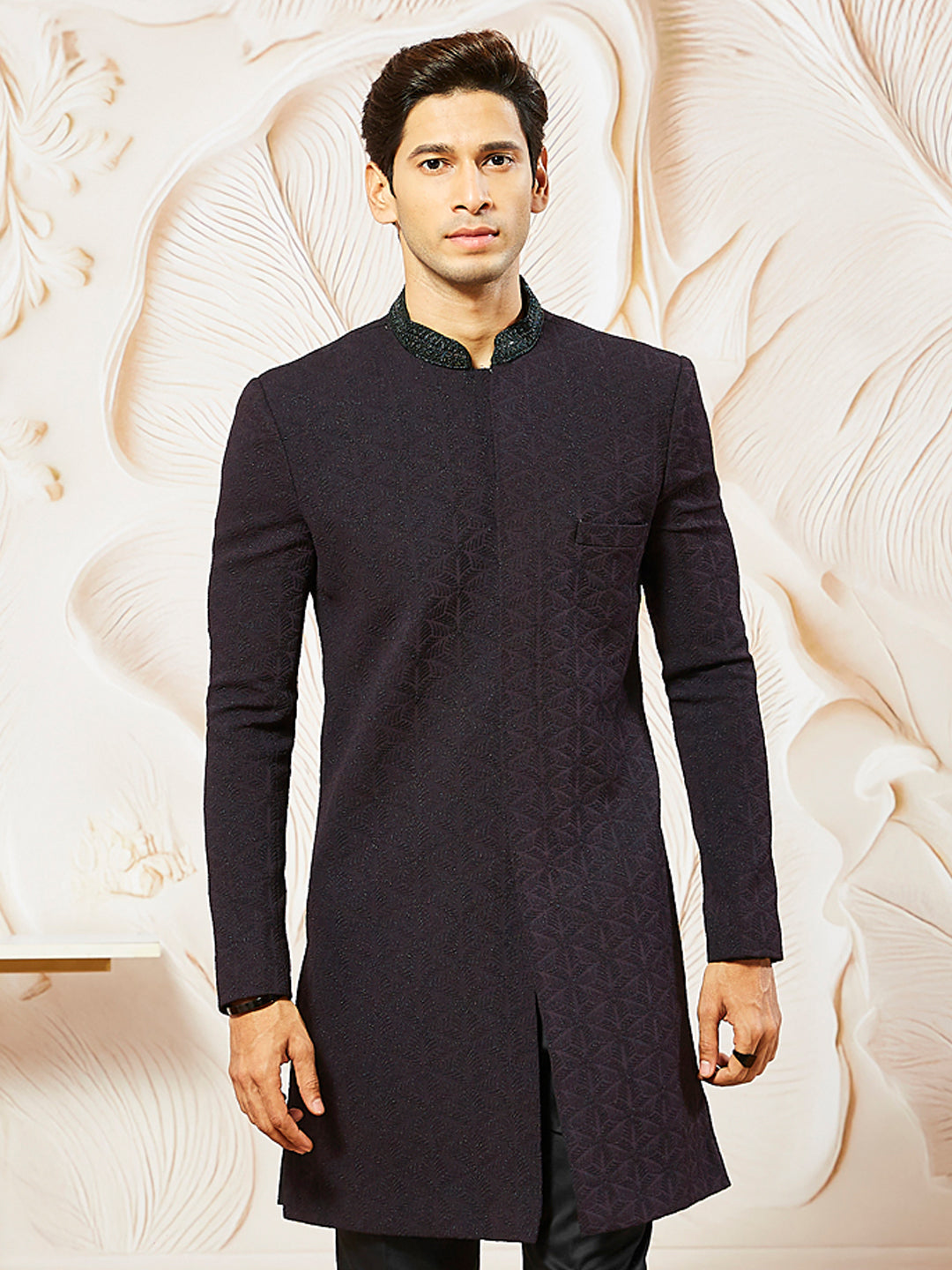 Men's Silk Blend Indo Western Kurta
