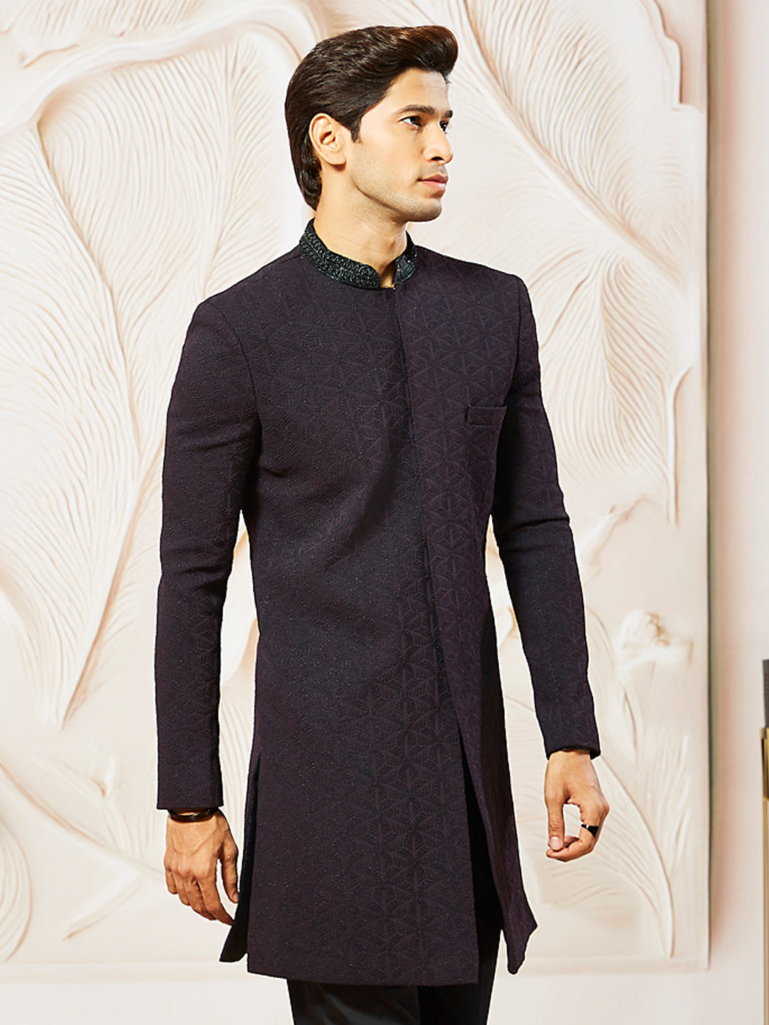 Men's Silk Blend Indo Western Kurta
