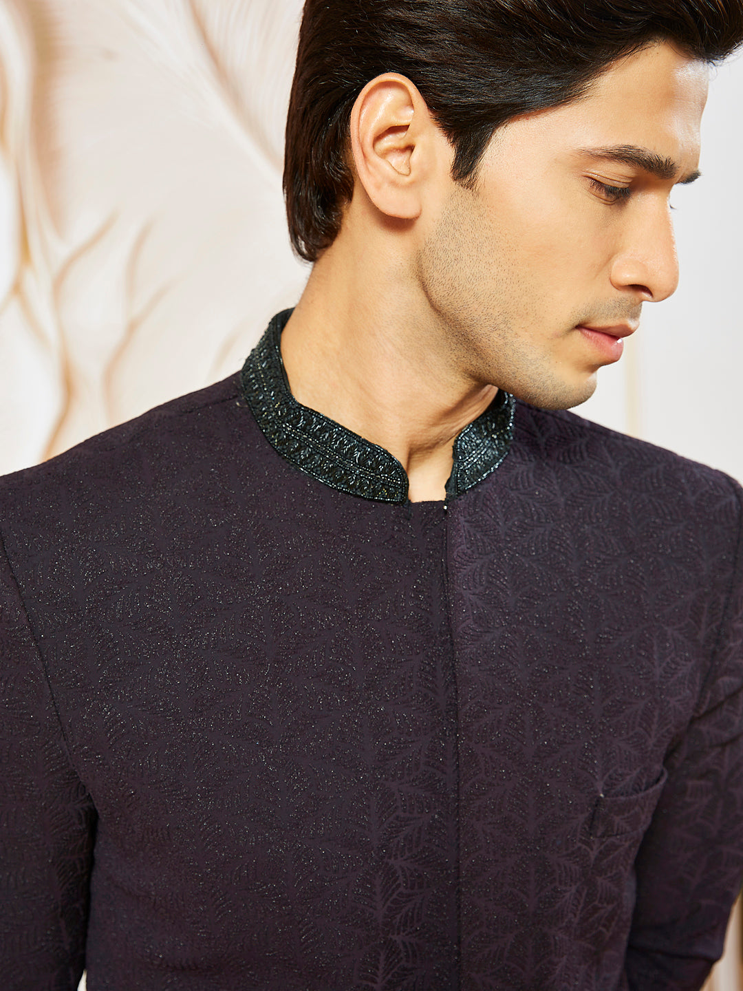 Men's Silk Blend Indo Western Kurta